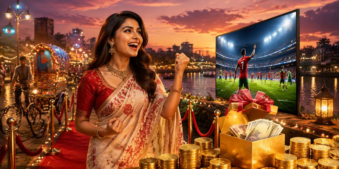 Using the betting platform at Pohela Boishakh celebrations in Dhaka